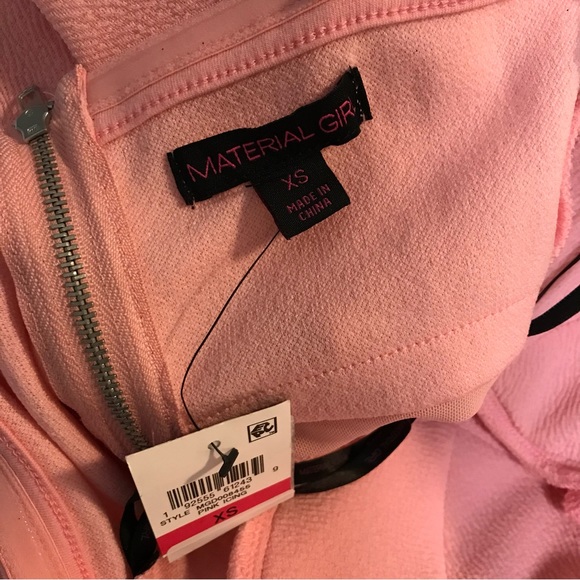 NEW Material Girl Pink Corset Stretch Body-Con Midi Dress - Picture 6 of 6